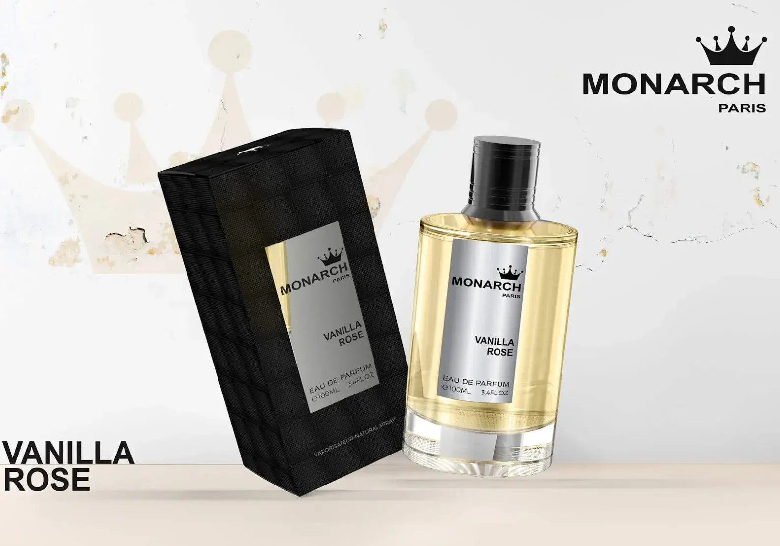 MILESTONE Monarch Vanilla Rose (Unisex) 100ML EDP - Ivory Luxe