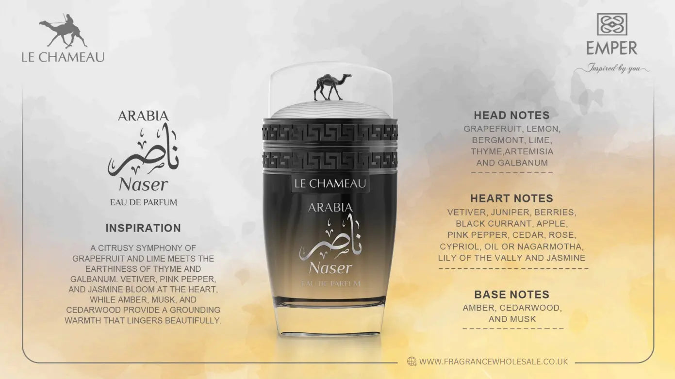 Le Chameau Arabia Naser (Pour Homme) 100ML Eau De Parfum LE CHAMEAU