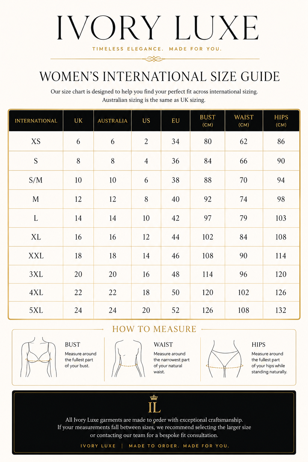 Size Chart Image