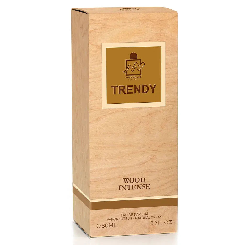 MILESTONE Trendy Wood Intense (Pour Homme) 80ML EDP - Ivory Luxe