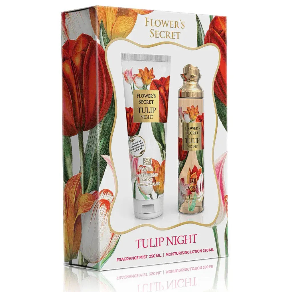 EMPER Gift Set Flower'S Secret Tulip Night - Ivory Luxe