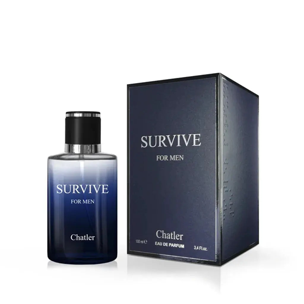 CHATLER Survive For Men Eau De Parfum 100ml | Men's Fragrance - Ivory Luxe