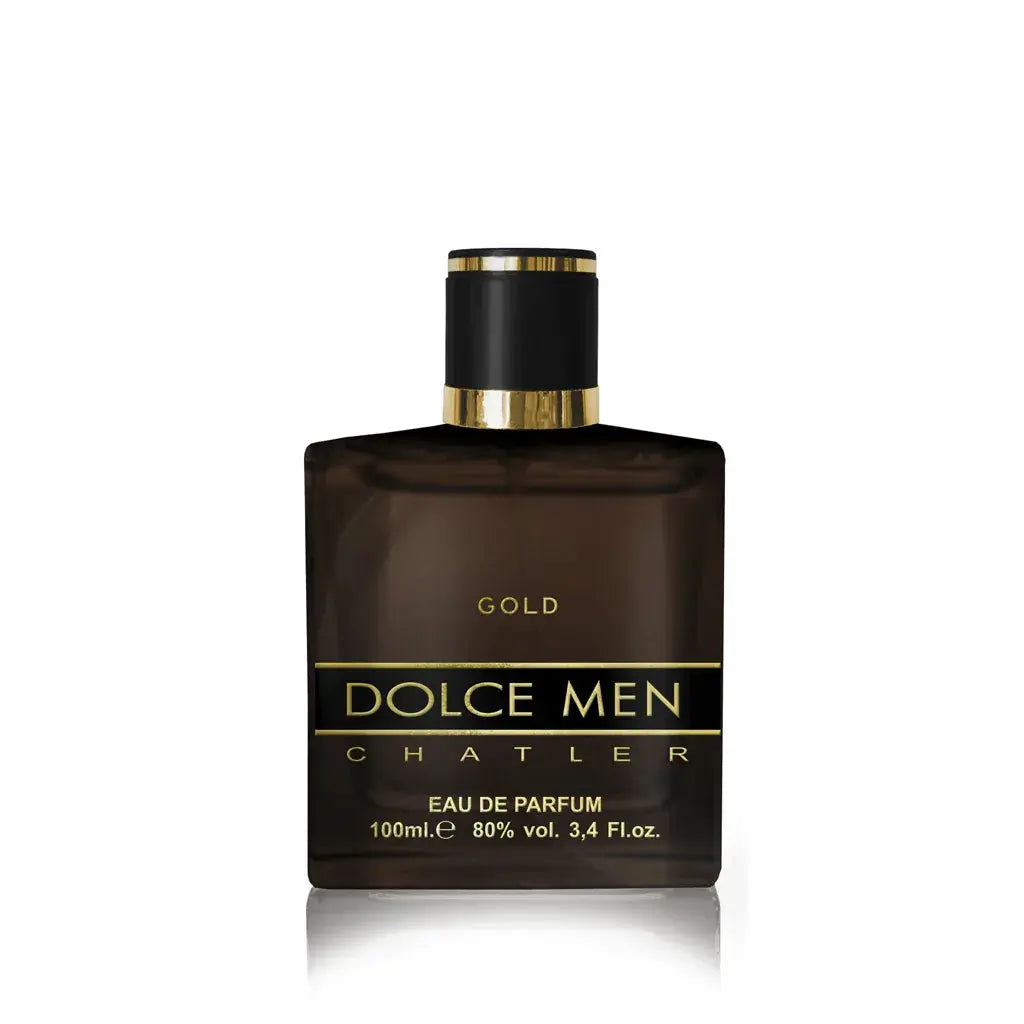 CHATLER Dolce Men Gold Eau De Parfum 100ml 3x PACK | Men's Value Bundle - Ivory Luxe