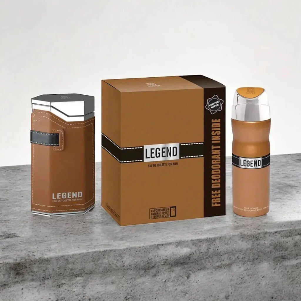 Legend Pour Homme Eau De Toilette 100ml 2 IN 1 GIFT SET - Ivory Luxe