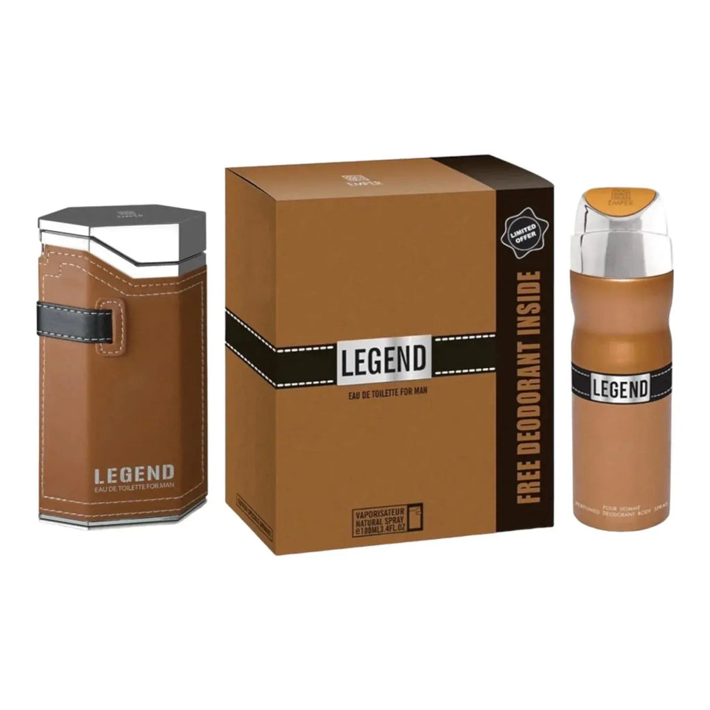 Legend Pour Homme Eau De Toilette 100ml 2 IN 1 GIFT SET - Ivory Luxe
