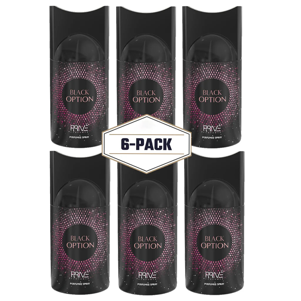 PRIVE Black Option Perfume Deodorant 250ml
