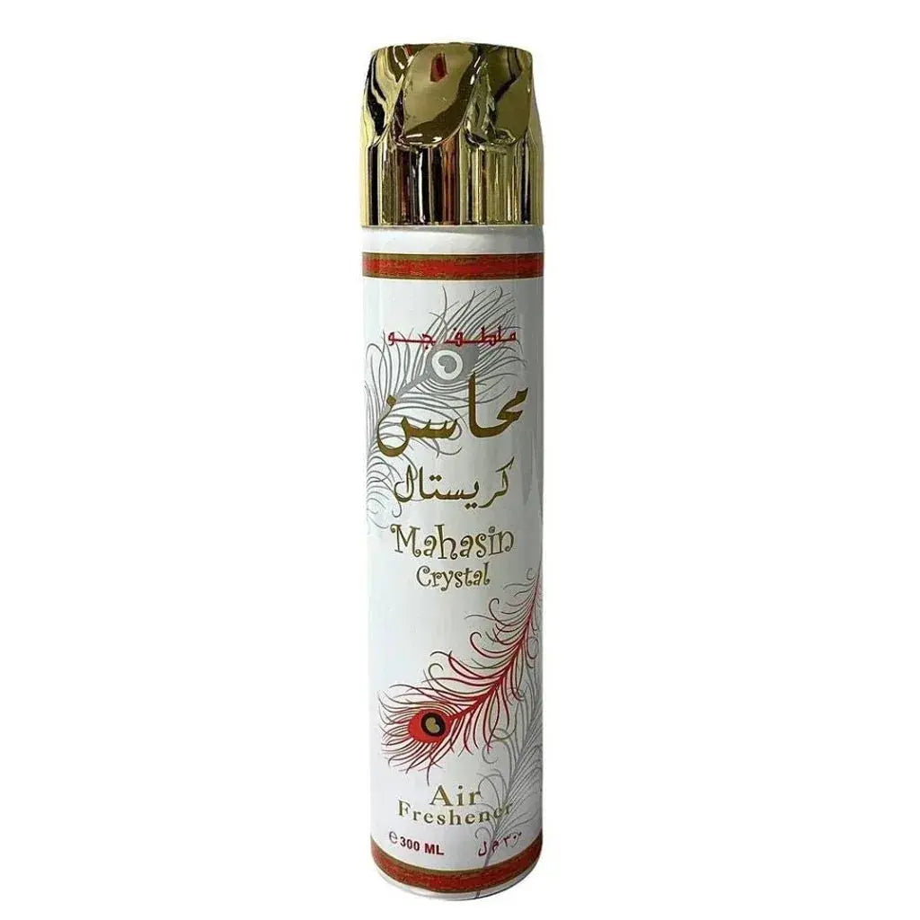 Ard Al Zaafaran, Mahasin Crystal Air Freshener, 300 ml 6x PACK (6 units) - Ivory Luxe