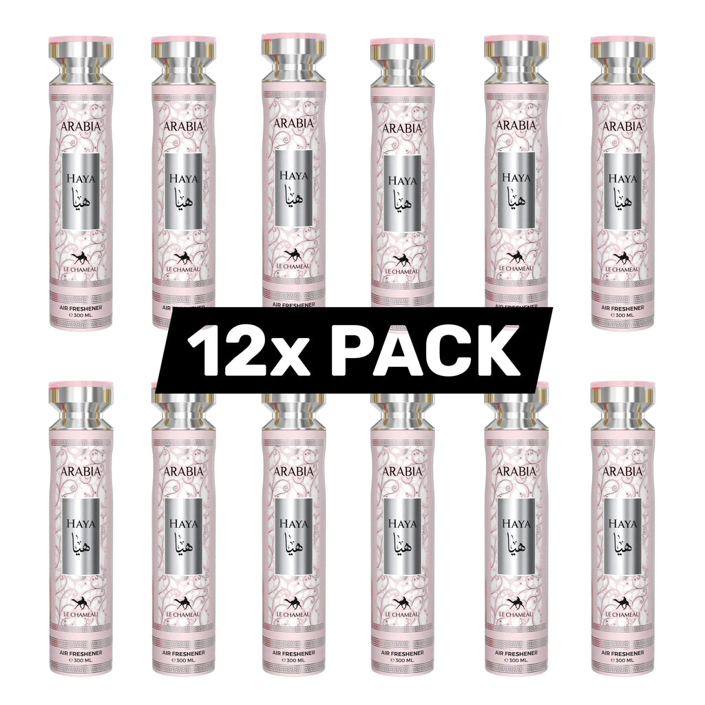 Arabia Haya Air Freshner 300ml 12x Pack - Ivory Luxe