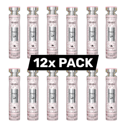 Arabia Haya Air Freshner 300ml 12x Pack - Ivory Luxe