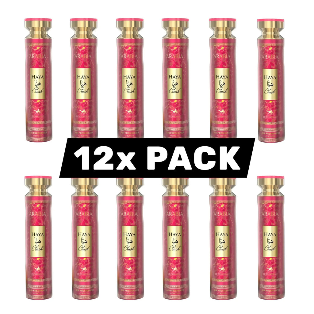 Arabia Haya Crush Air Freshner 300ml 12x Pack - Ivory Luxe