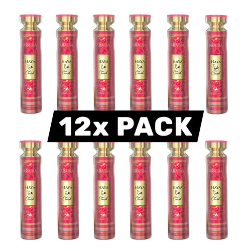 Arabia Haya Crush Air Freshner 300ml 12x Pack - Ivory Luxe