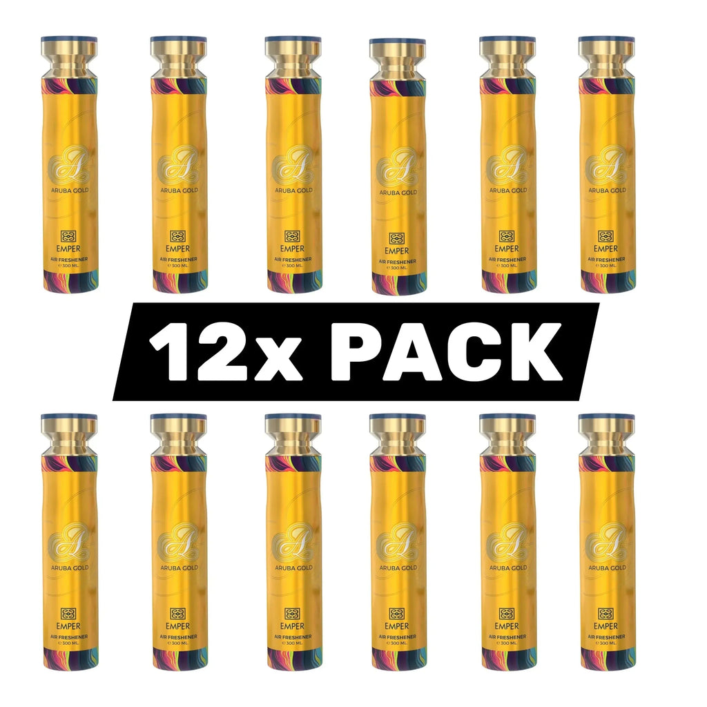 Aruba Gold Air Freshner 300ml 12x Pack - Ivory Luxe