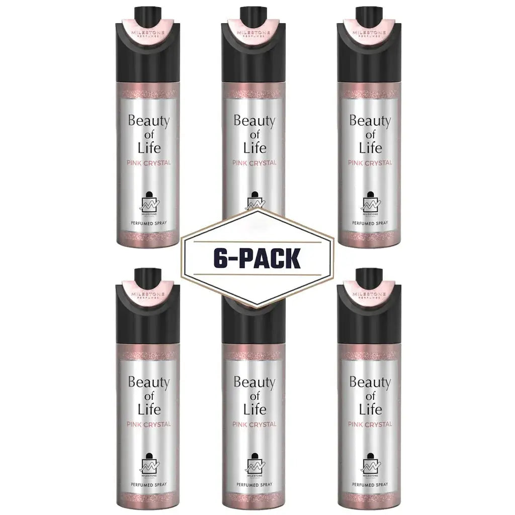 MILESTONE Beauty of Life - 200ML Deodorant 6 Pack - Ivory Luxe