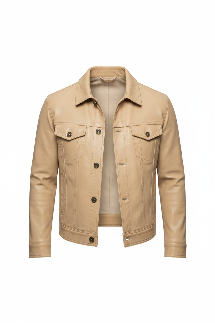 Beige Jacket Front