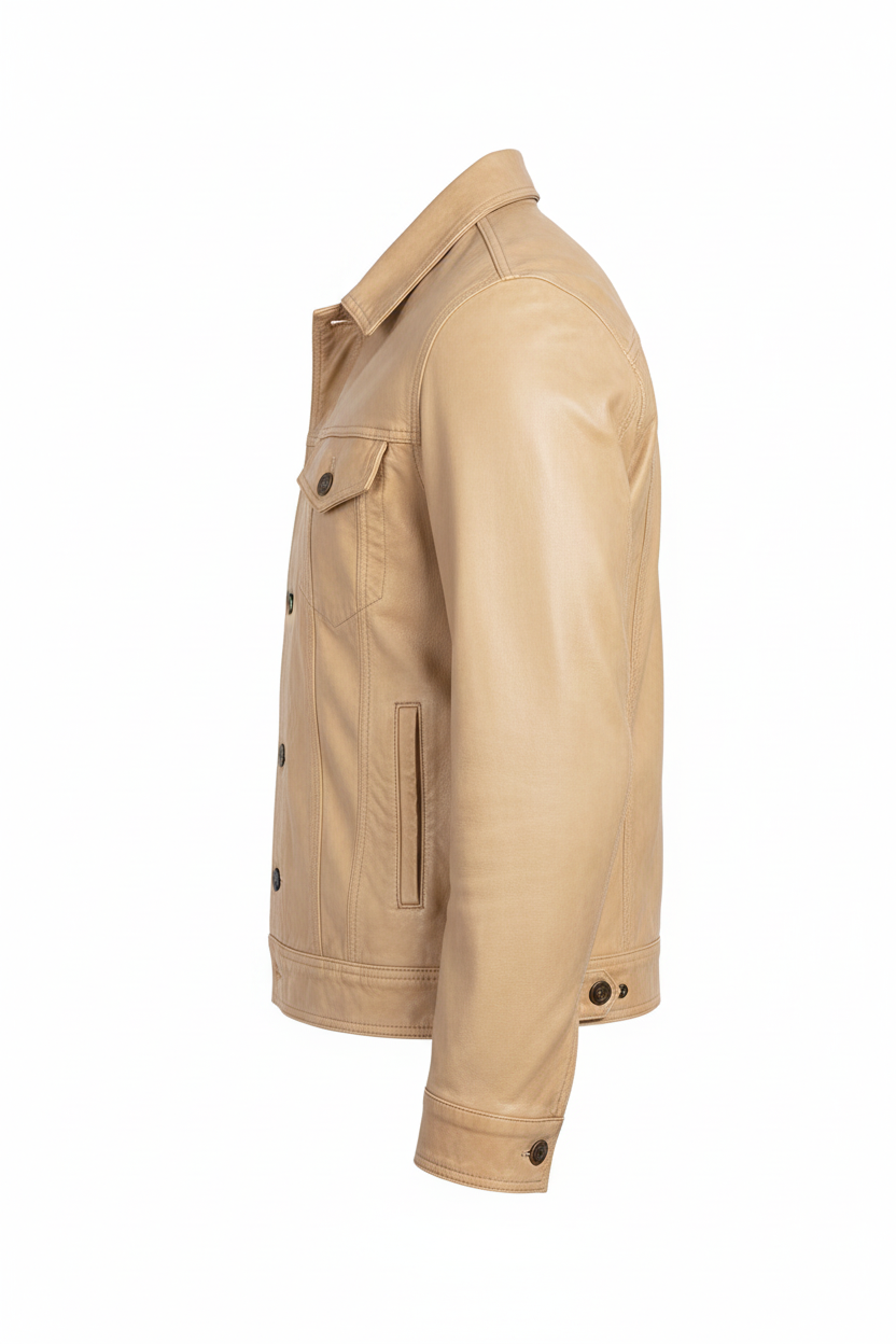 Beige Jacket Side