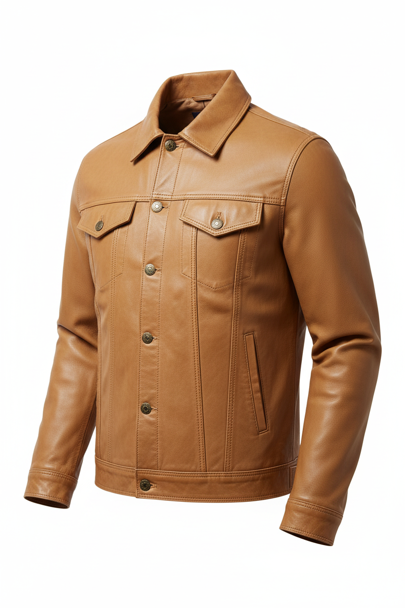 Beige Jacket Three-Quarter