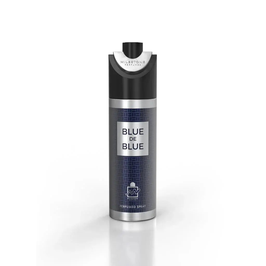 MILESTONE Blue de Blue (Pour Homme) 200ML Deodorant 6 Pack - Ivory Luxe