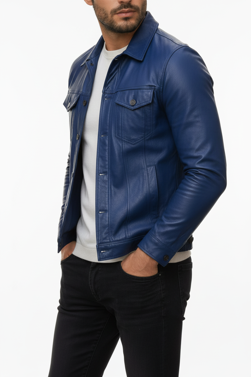 Blue Jacket New Model Front