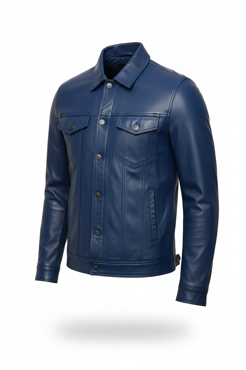 Blue Jacket Three-Quarter