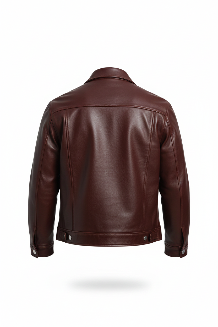 Burgundy Jacket Back