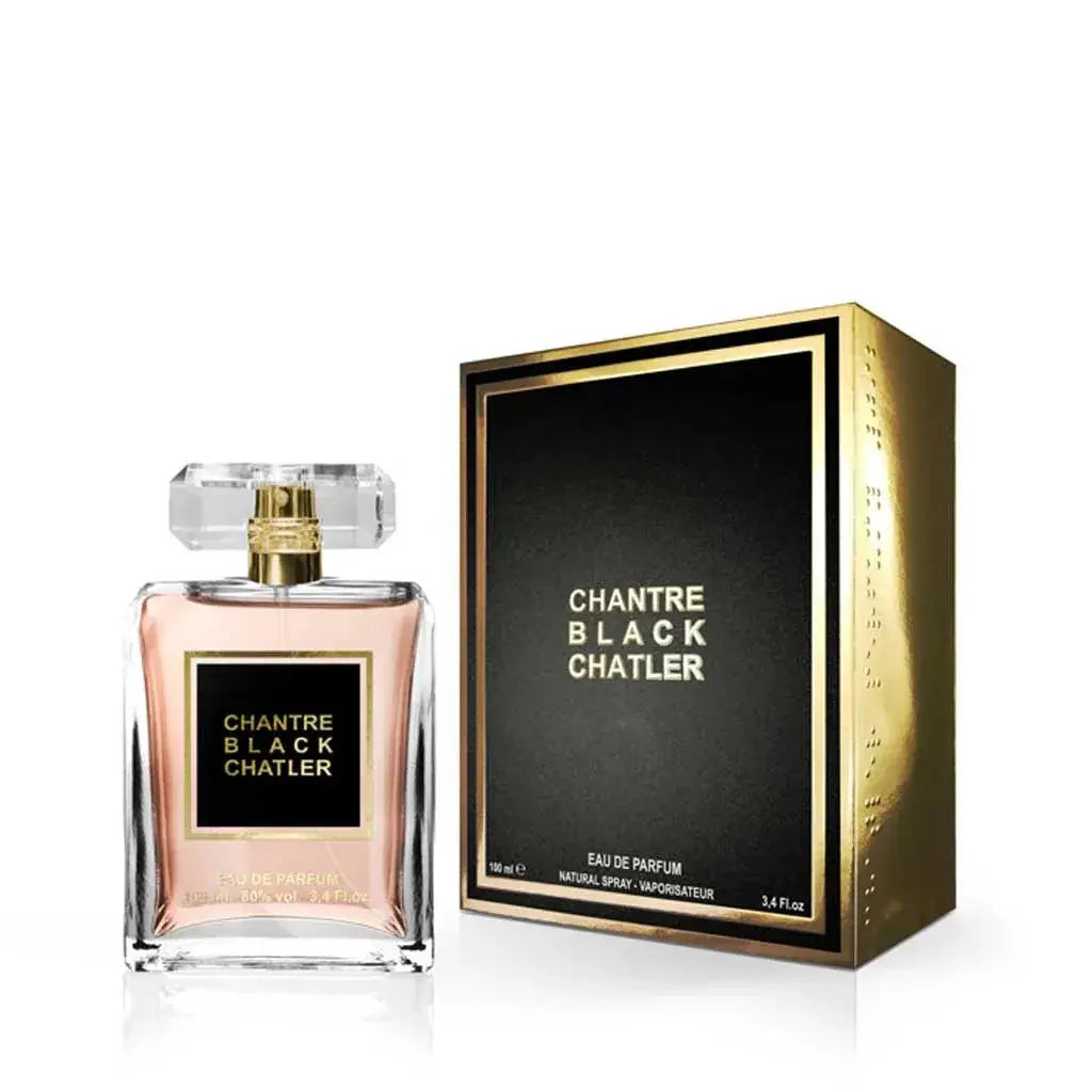 CHATLER Chantre Black Woman Eau De Parfum 100ml 3x PACK - Ivory Luxe