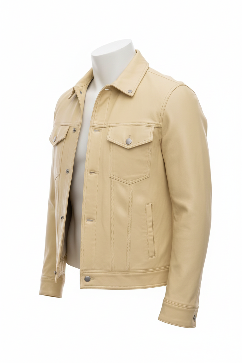 Cream Jacket Close Up