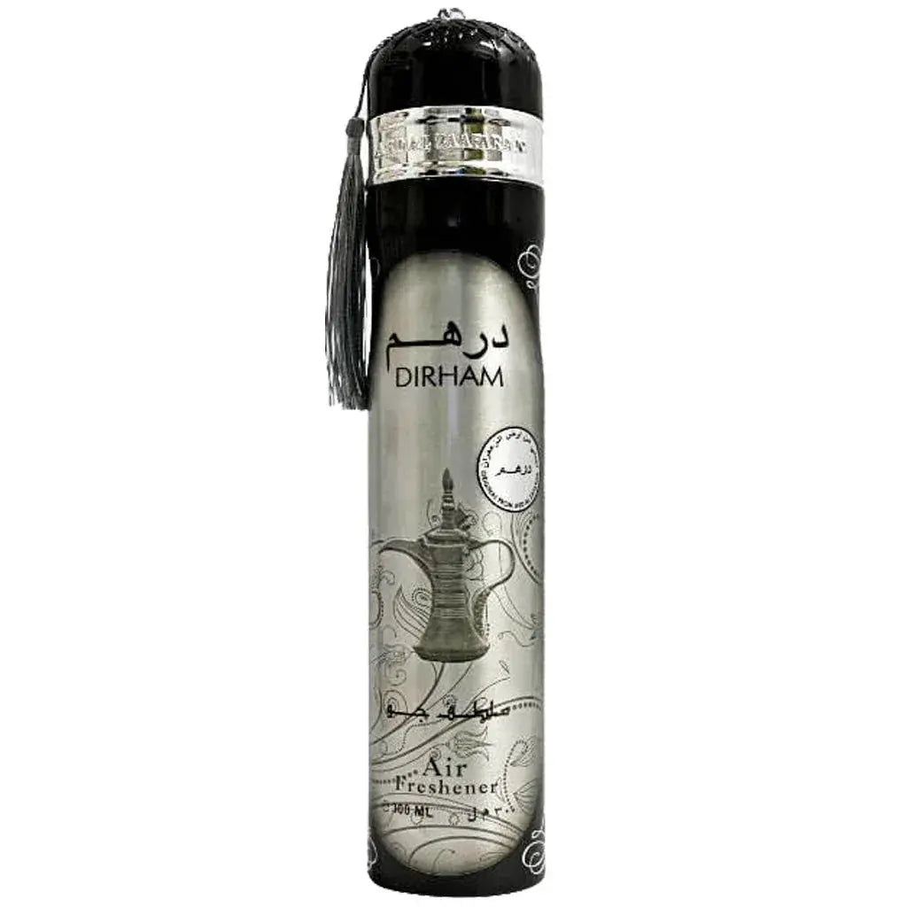 Dirham Silver Air Freshener 300ml by Ard Al Zaafaran 6x PACK (6 units) - Ivory Luxe