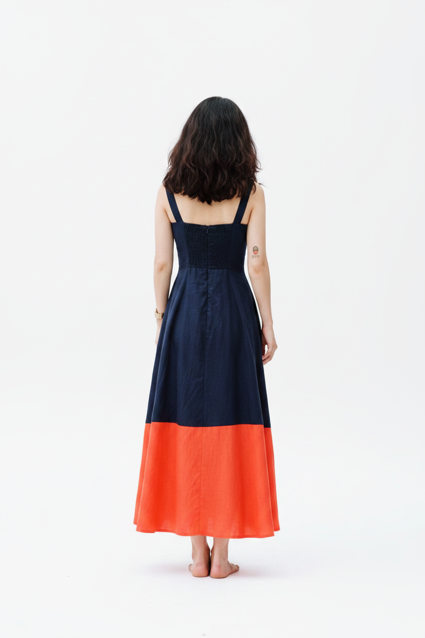 Dress Back - White Background