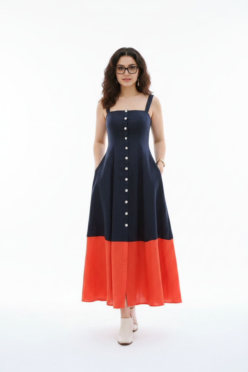 Dress Front - White Background