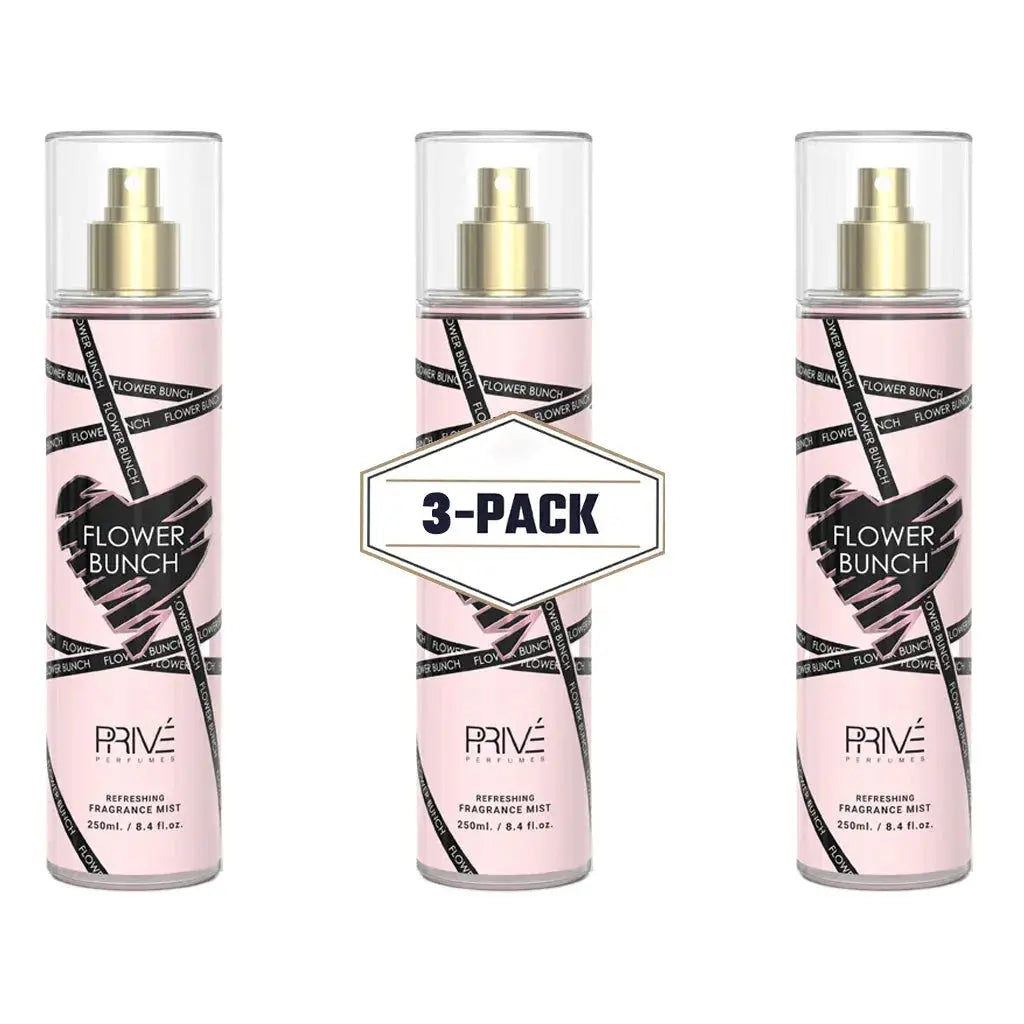PRIVE Flower Bunch - Body Mist - 250ml 3-Pack - Ivory Luxe