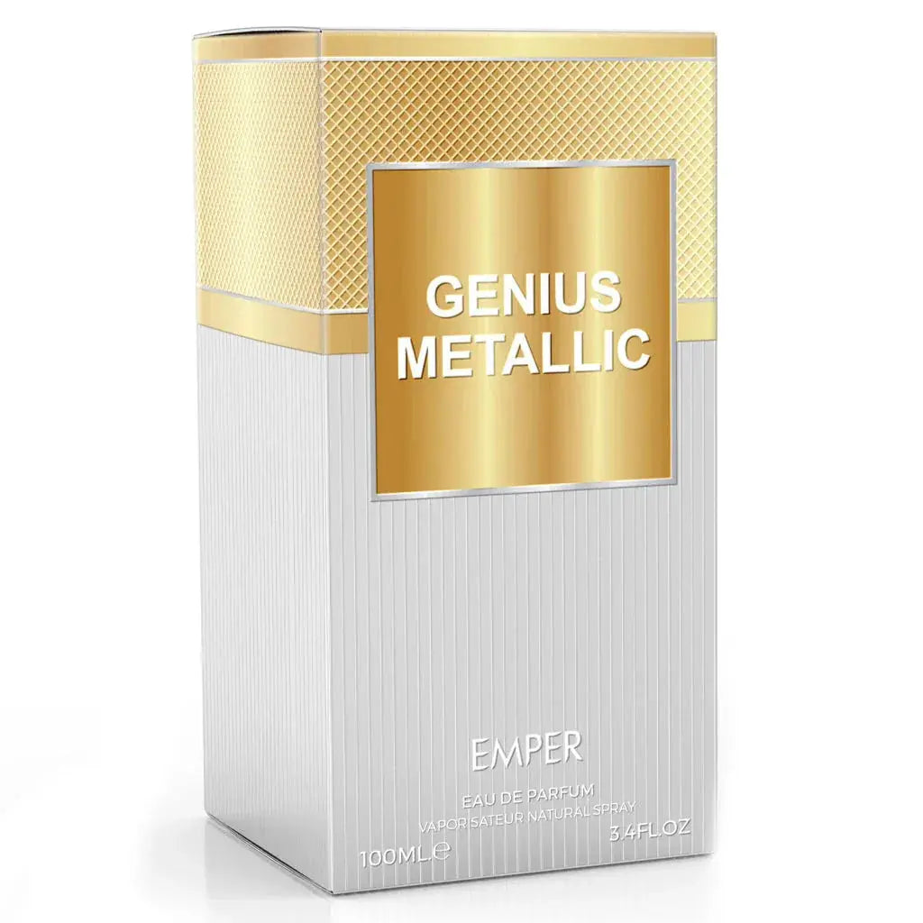 EMPER Genius Metallic Eau De Parfum 100ML (UNISEX) - Ivory Luxe