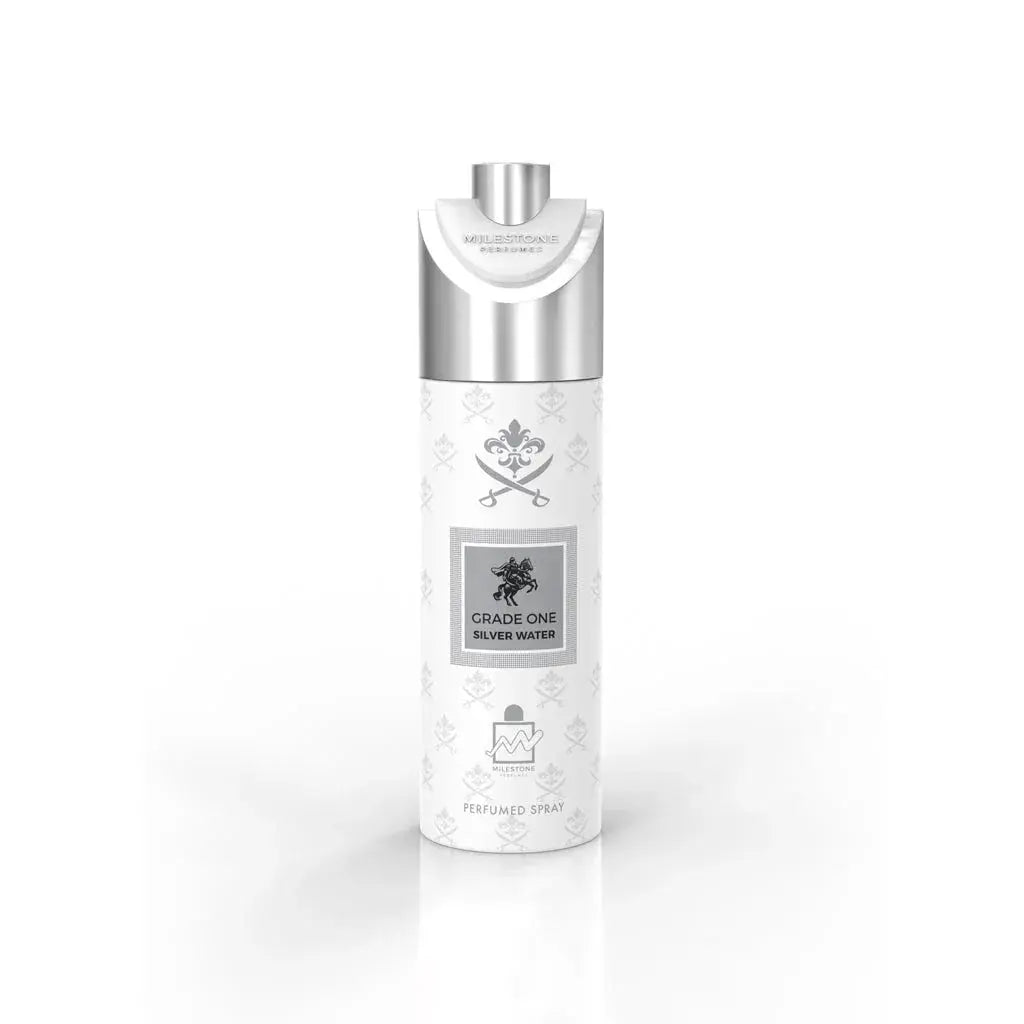 MILESTONE Grade One Silver Water (Unisex) 200ML Deodorant 6 Pack - Ivory Luxe