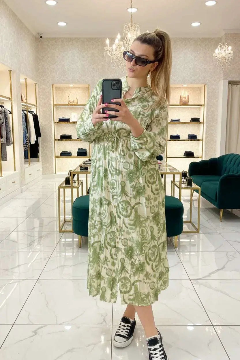 Italian Maxi Dress - Ivory Luxe