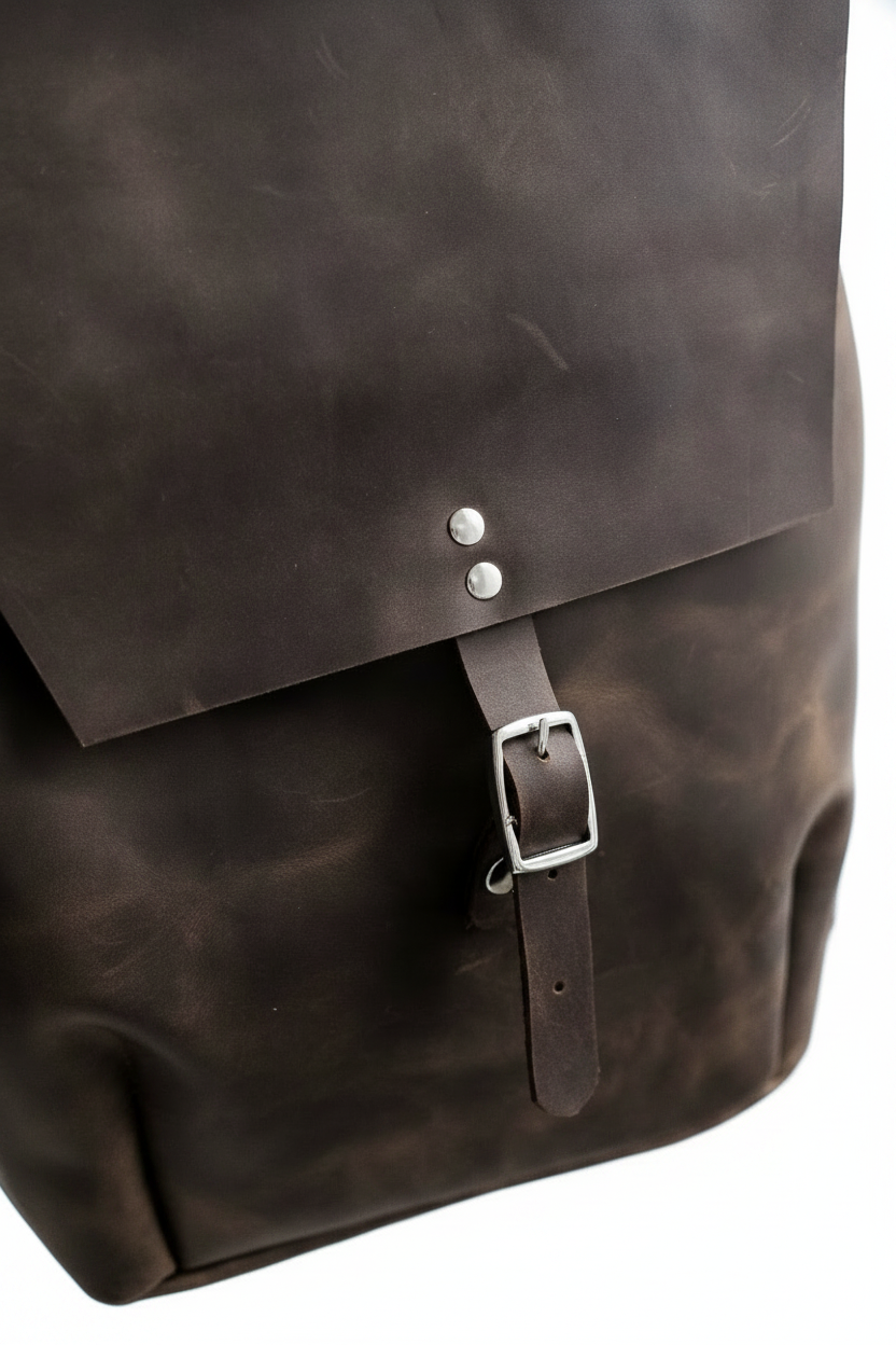 Hardware Detail Close-up – Buckle & Rivet