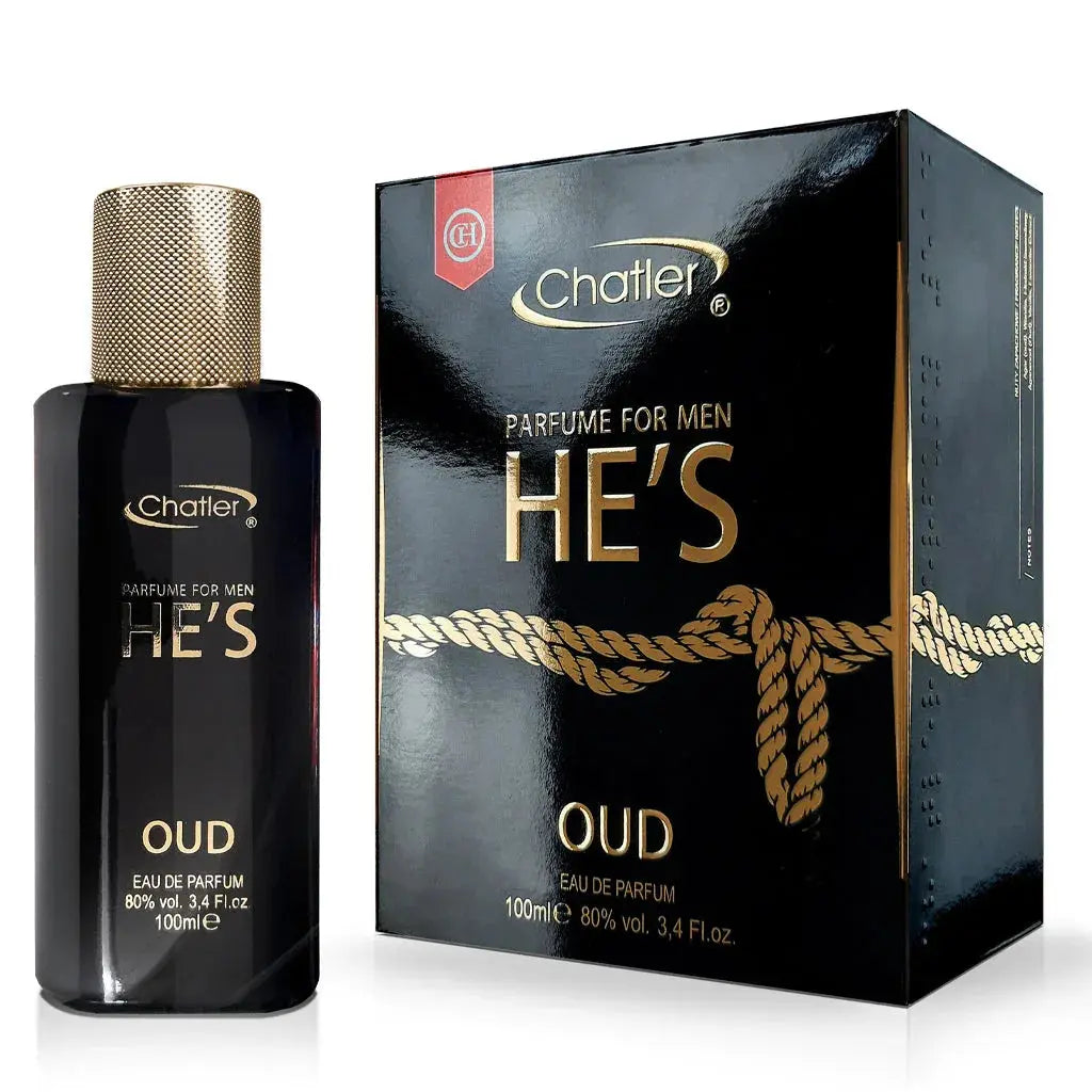CHATLER HE'S OUD 100ML Eau De Parfum (UNISEX) - Ivory Luxe