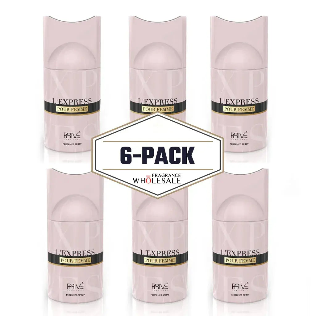 PRIVE L’Express Perfume Deodorant 250ml 6x PACK - Ivory Luxe