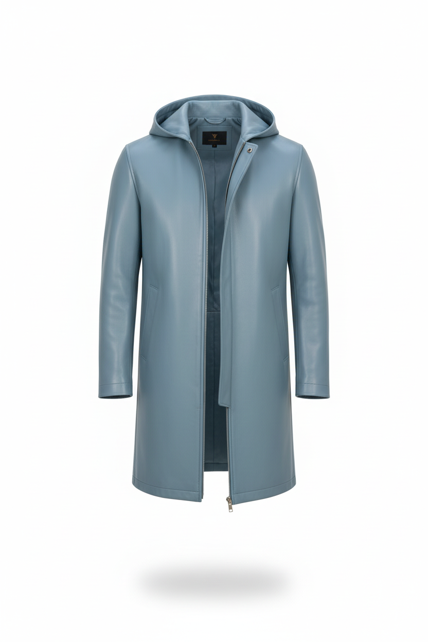 Light Blue Coat – Front