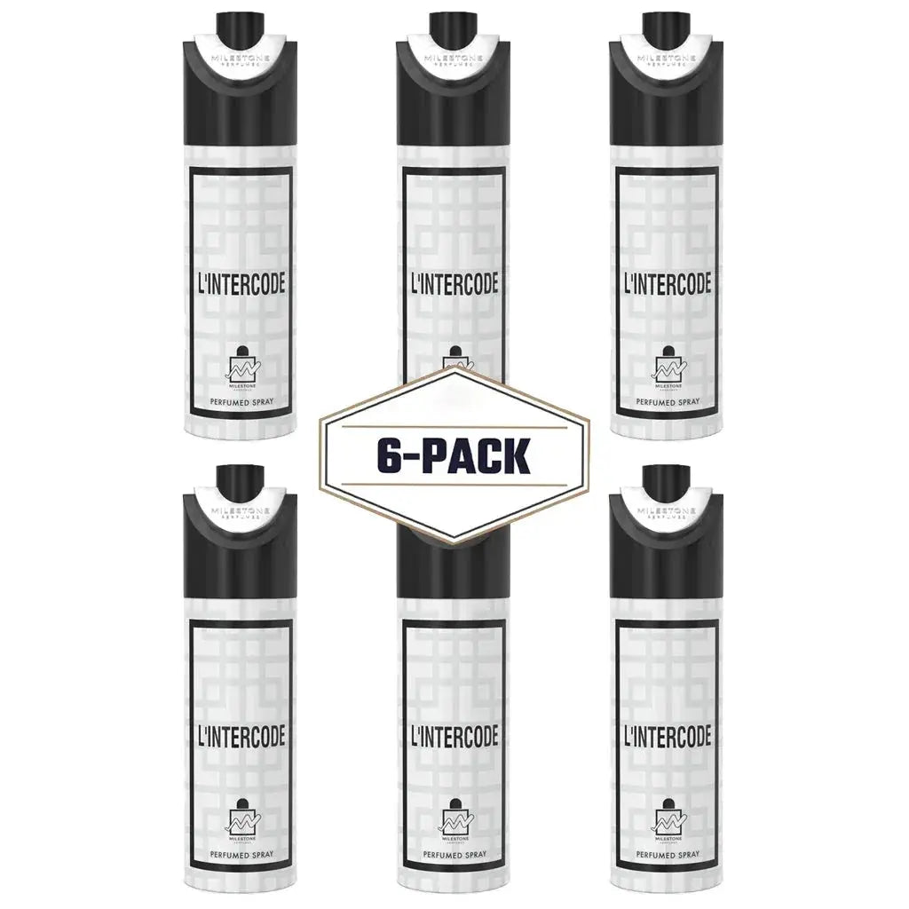 MILESTONE L’Intercode Intense 200ML Deodorant 6 Pack - Ivory Luxe
