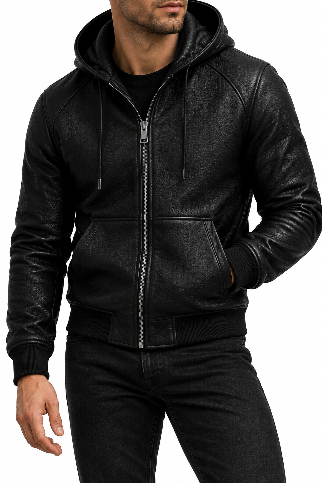 Luxury jacket image with a different model, view 3