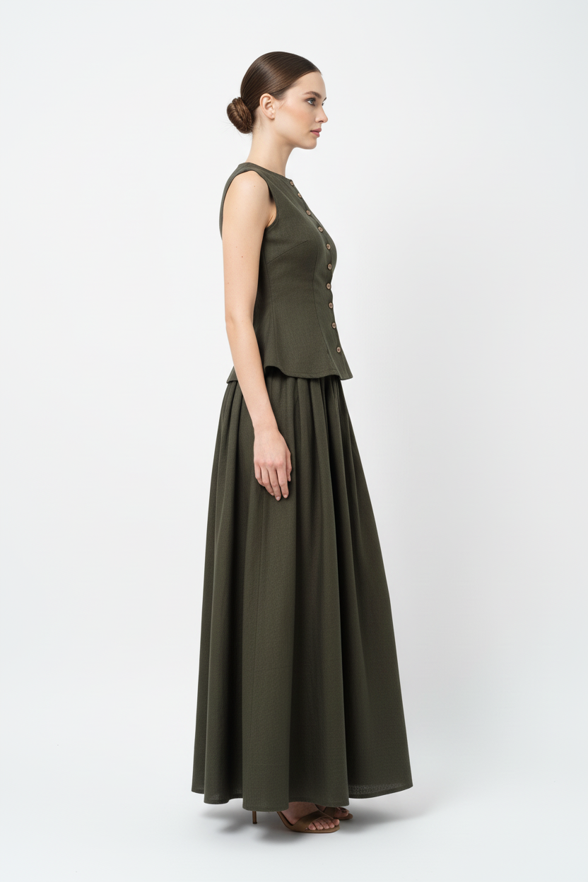 Olive Green Side View