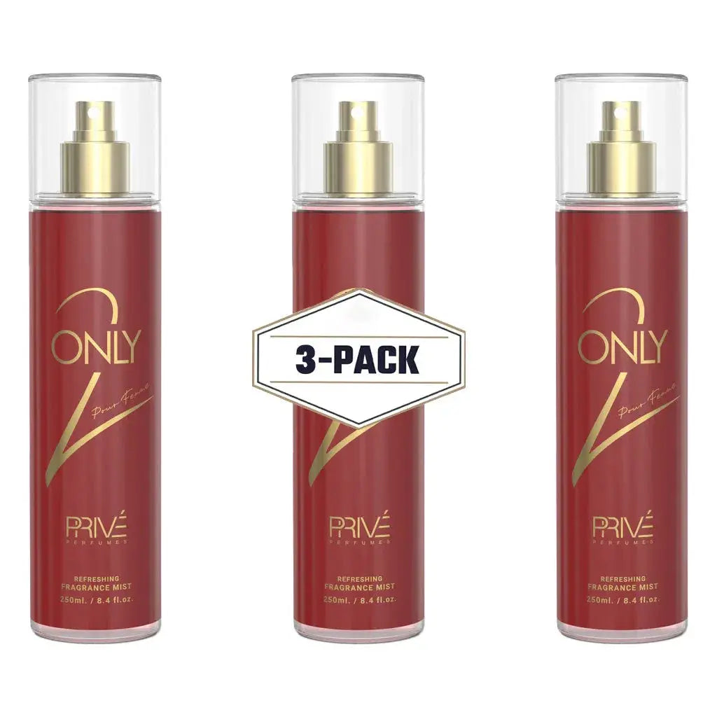 PRIVE Only 2 - Body Mist - 250ml 3-Pack - Ivory Luxe