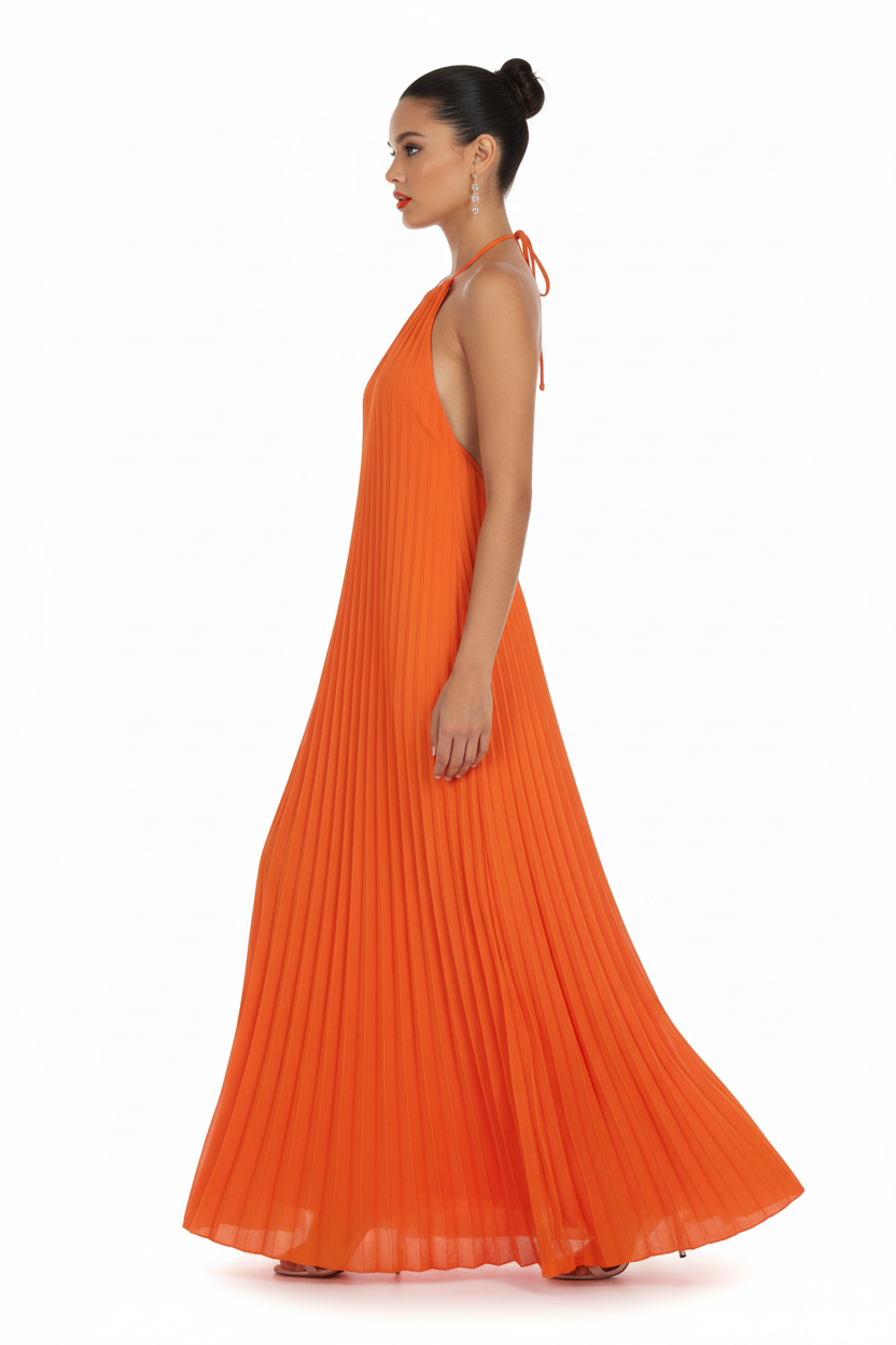 Orange Dress Side