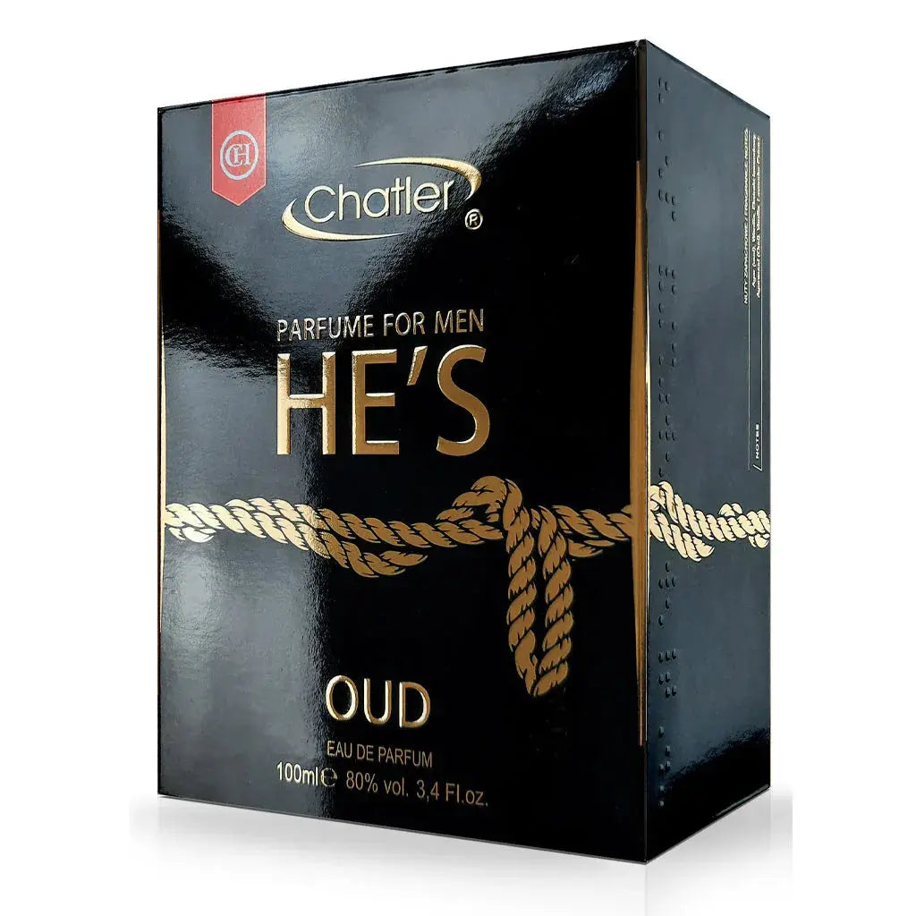 CHATLER HE'S OUD 100ML Eau De Parfum (UNISEX) - Ivory Luxe