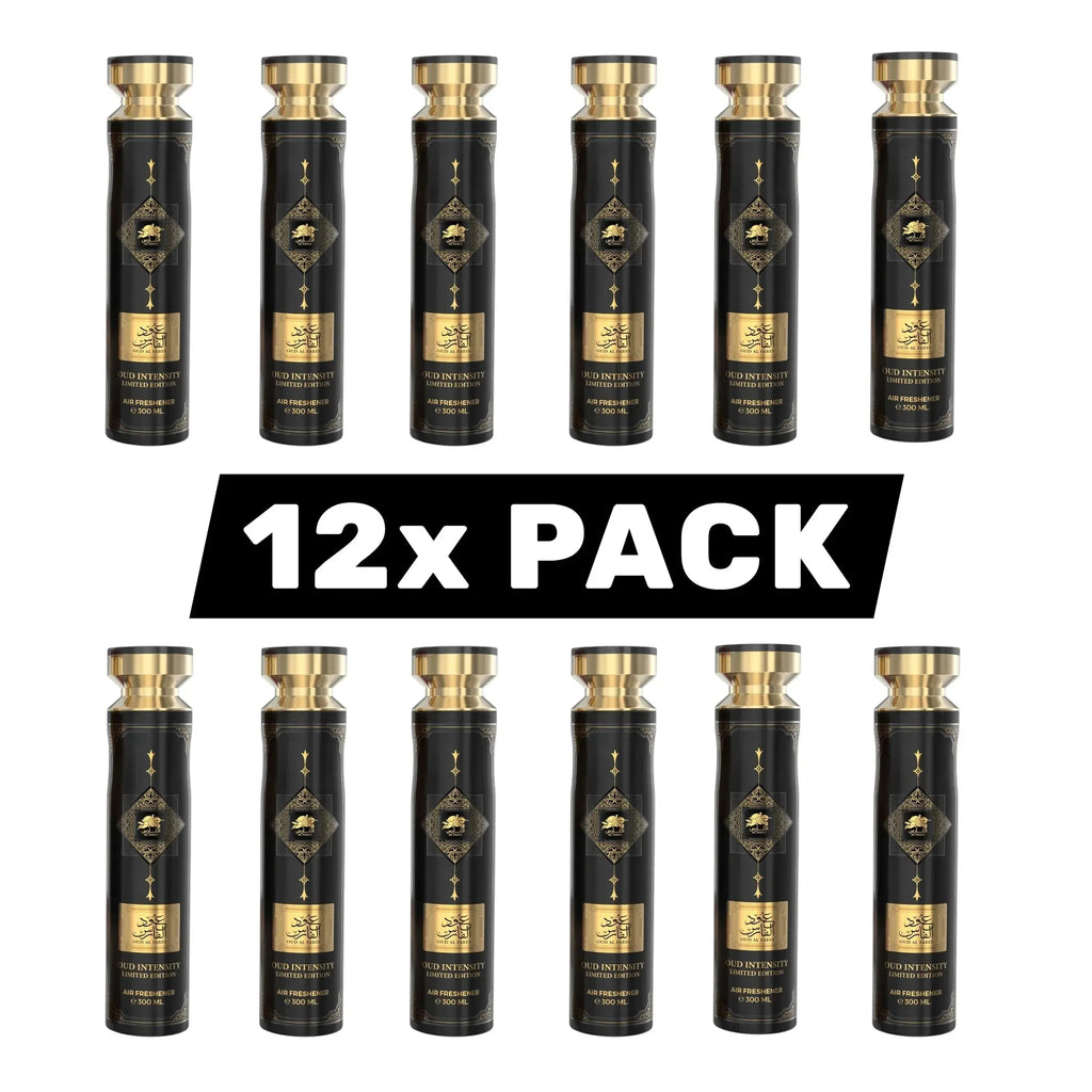 Oud Al Fares Oud Intensity Limited Edition Air Freshner 300ml 12x Pack - Ivory Luxe