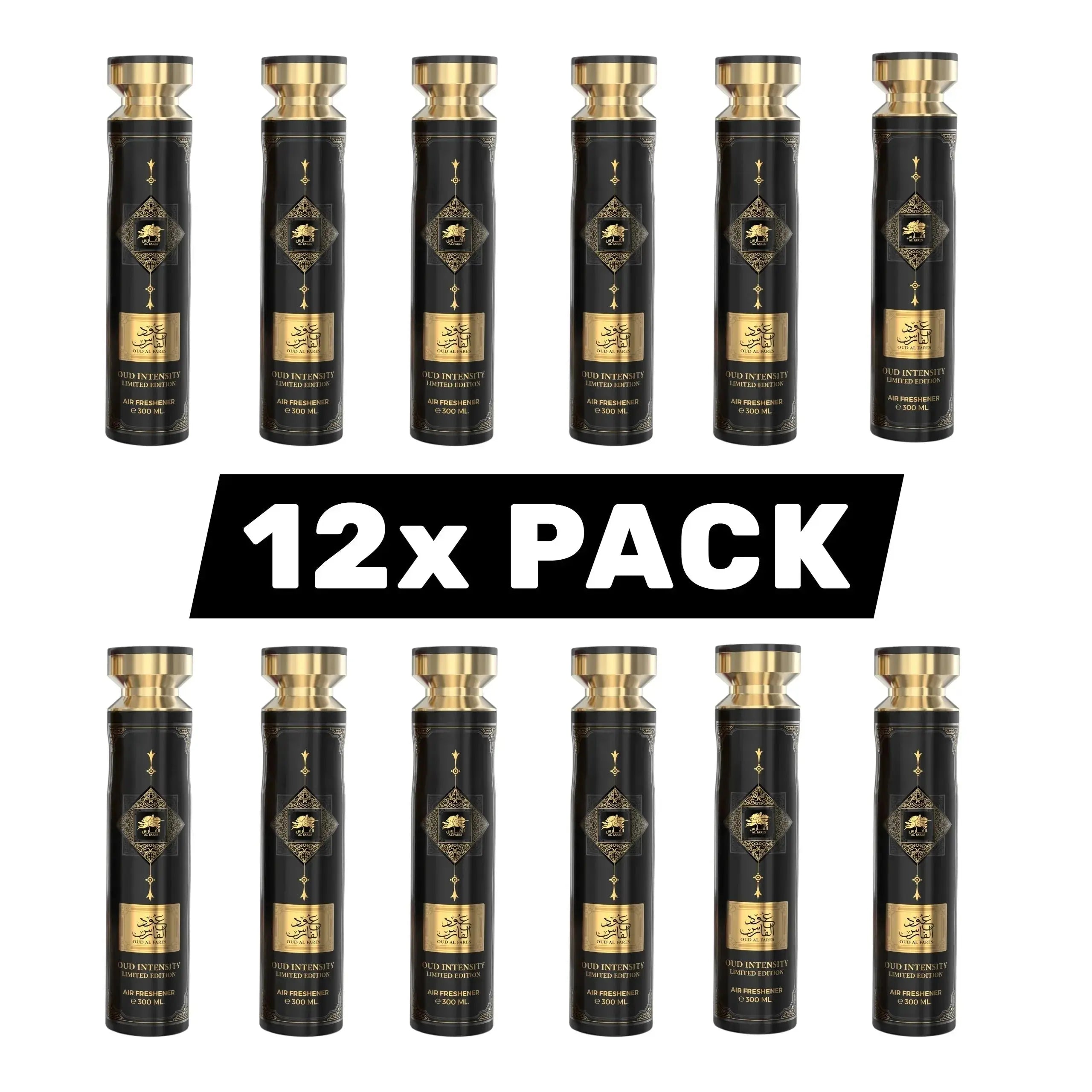 Oud Al Fares Oud Intensity Limited Edition Air Freshner 300ml 12x Pack - Ivory Luxe