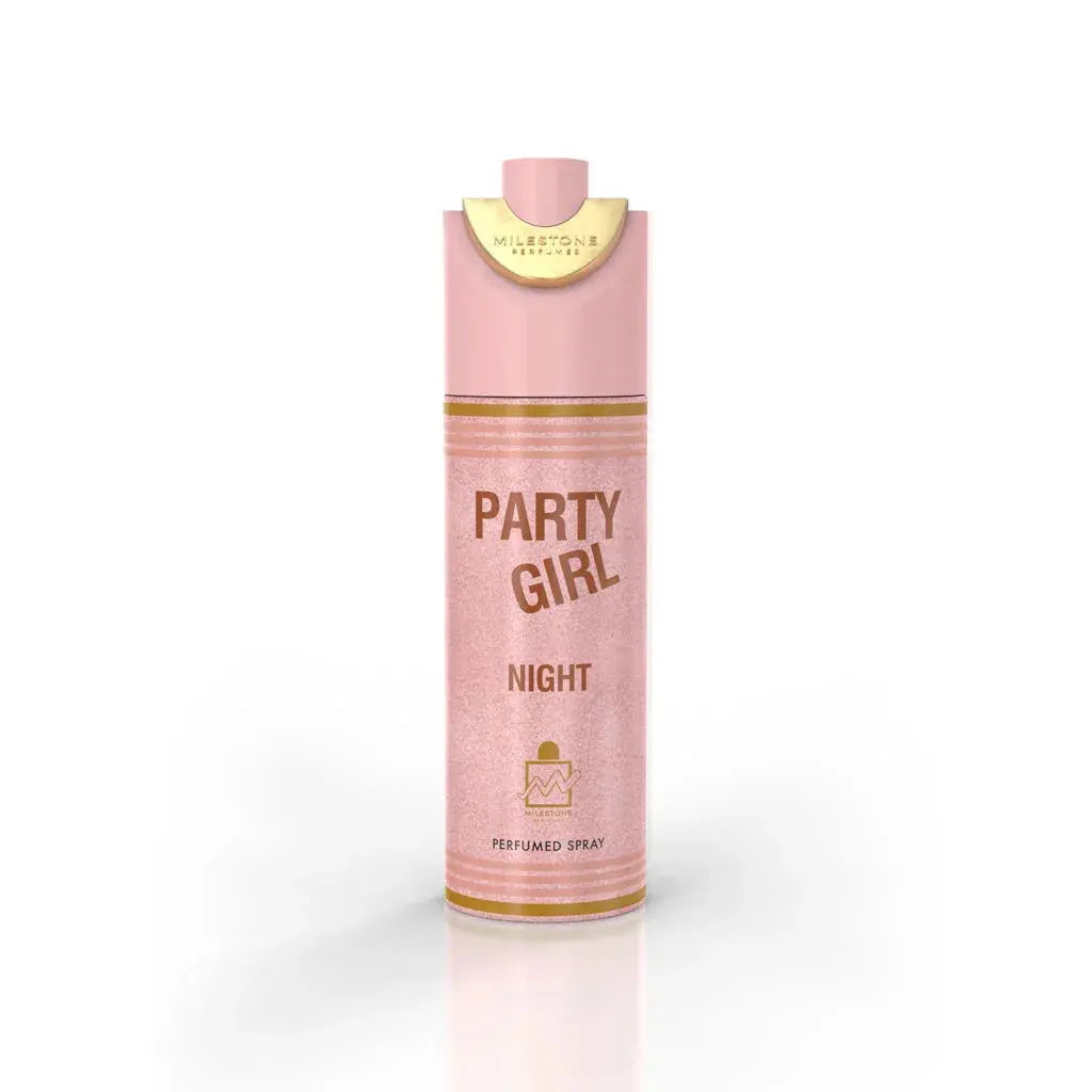 MILESTONE Party Girl Night (Pour Femme) - 200ML Deodorant 6 Pack - Ivory Luxe