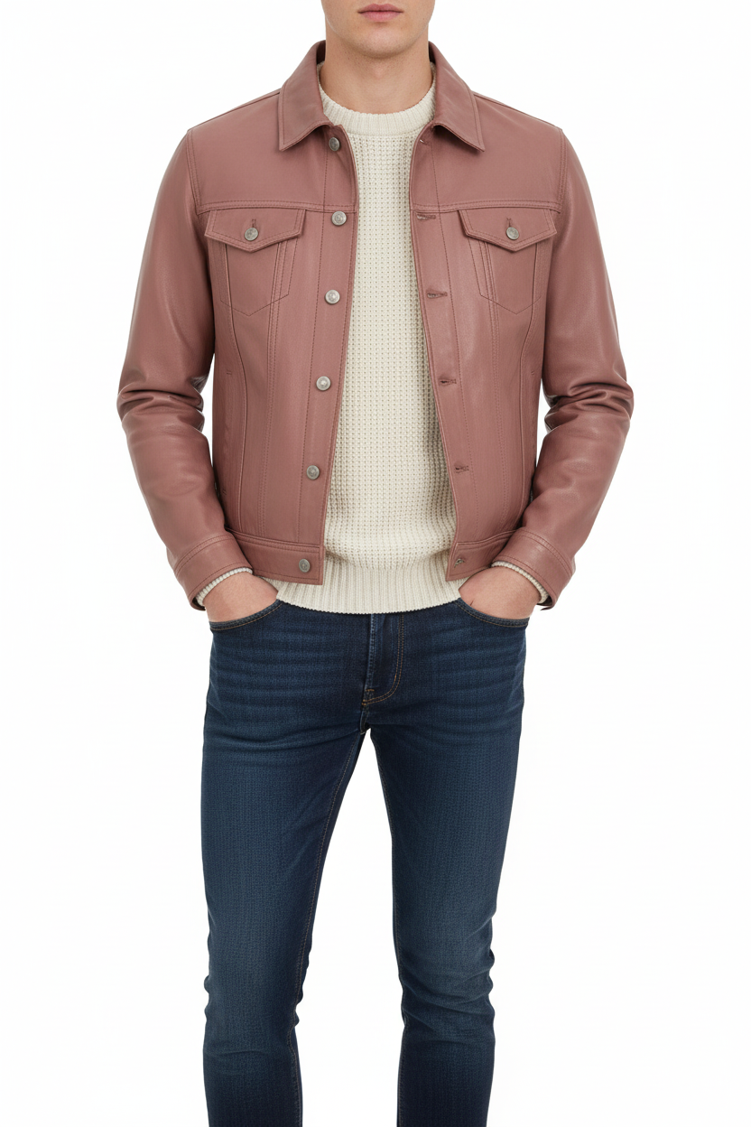 Pink Jacket New Model Front