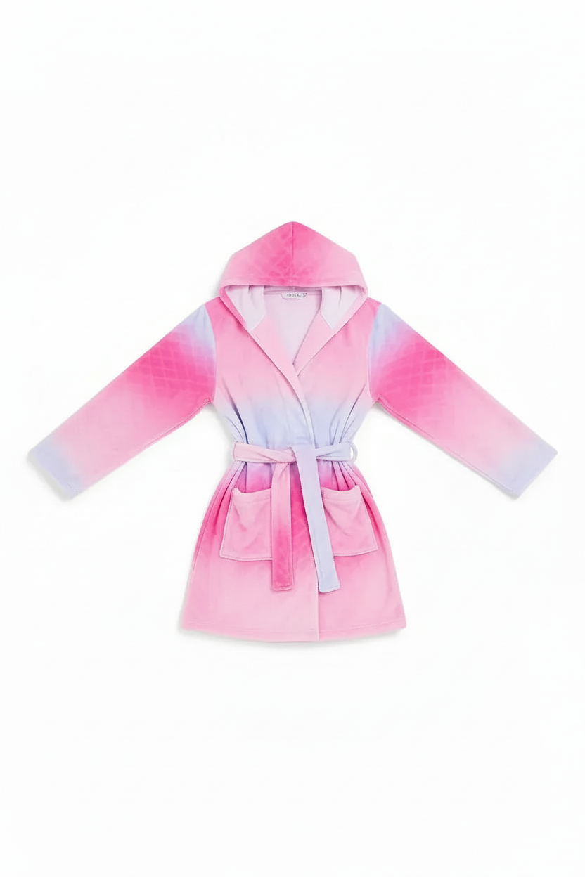 Pink ombre robe portrait