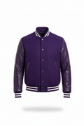 Purple Varsity Jacket – Open