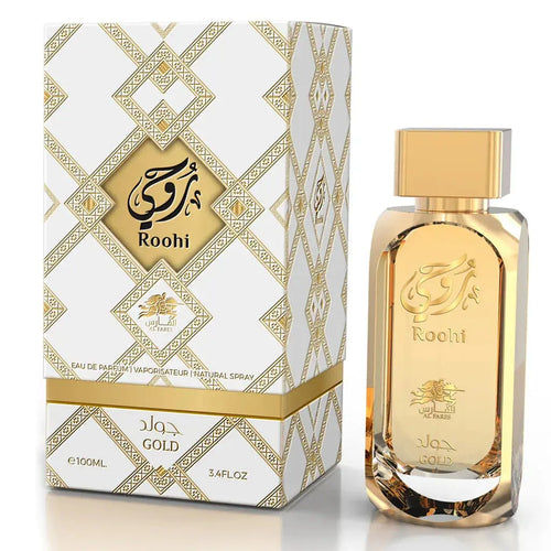 AL FARES Roohi Gold Eau De Parfum 100ml - Ivory Luxe